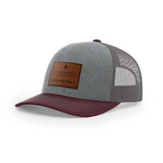 Come And Take It Razor Wire Trucker Hat - Brown | Ballistic Republic™