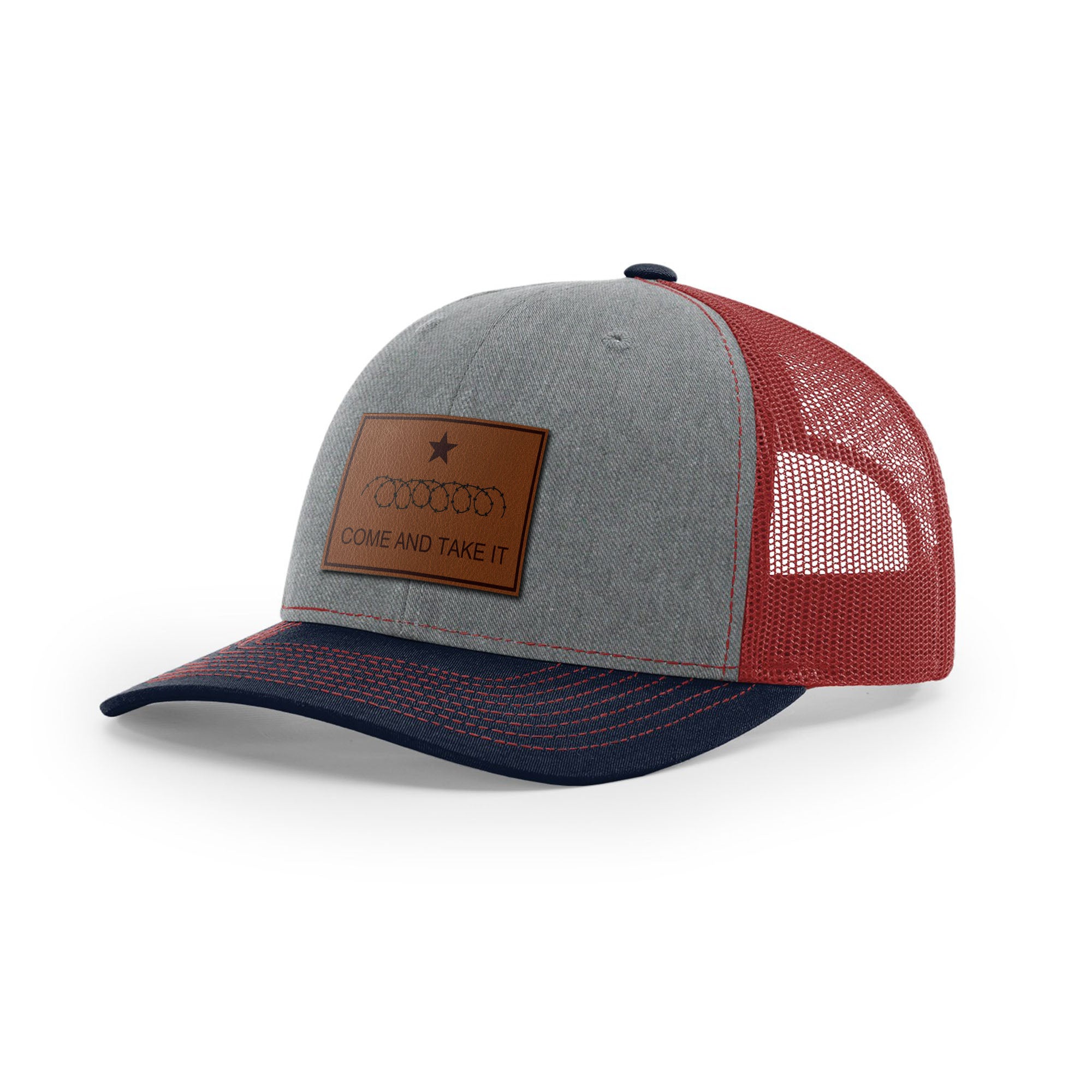 Come And Take It Razor Wire Trucker Hat - Brown | Ballistic Republic™