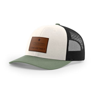 Come And Take It Razor Wire Trucker Hat - Brown | Ballistic Republic™