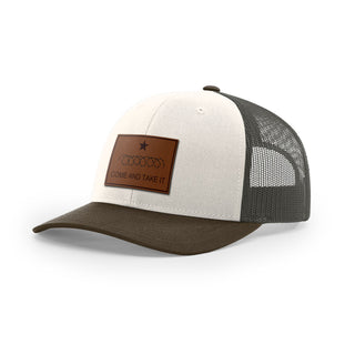 Come And Take It Razor Wire Trucker Hat - Brown | Ballistic Republic™