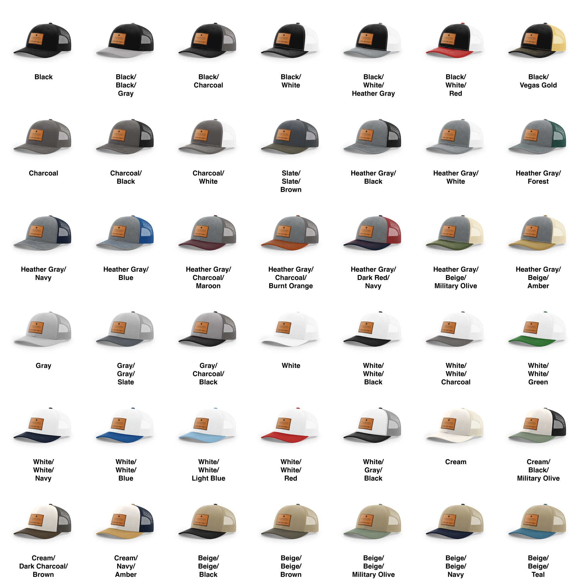 Come And Take It Razor Wire Trucker Hat - Tan | Ballistic Republic™