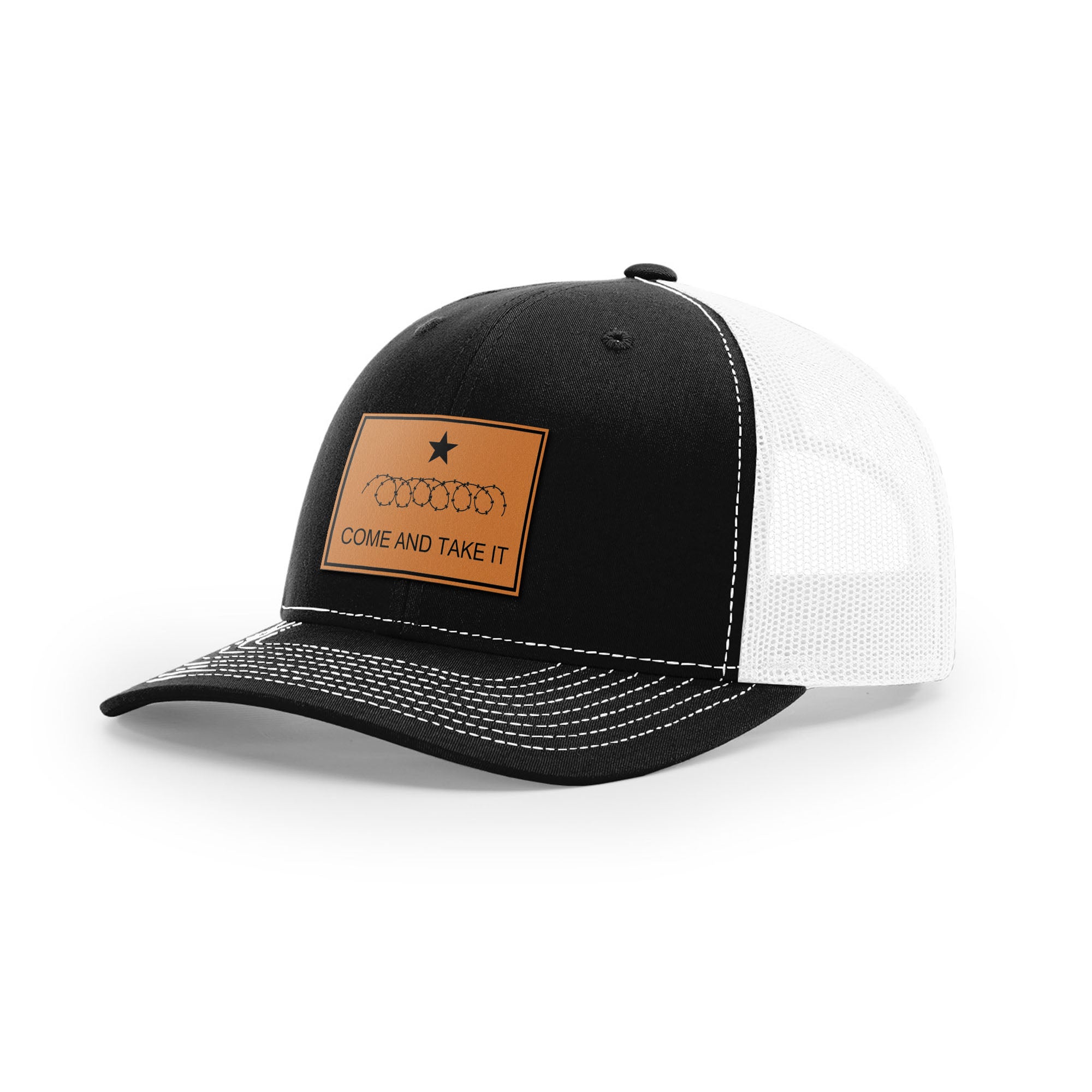 Come And Take It Razor Wire Trucker Hat - Tan | Ballistic Republic™