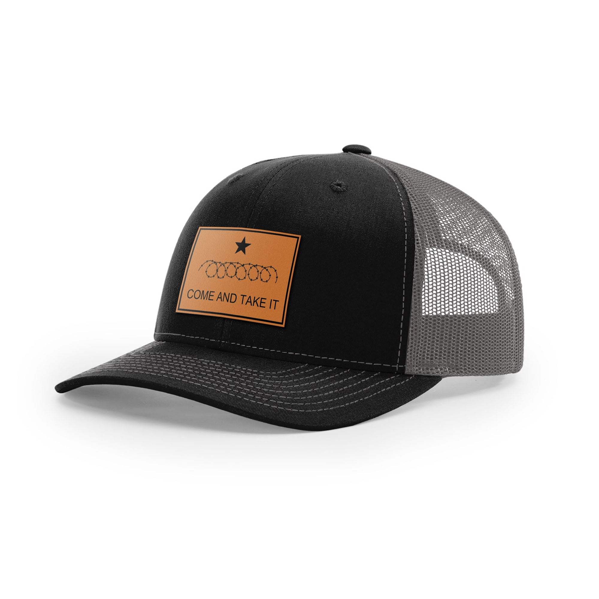 Come And Take It Razor Wire Trucker Hat - Tan | Ballistic Republic™