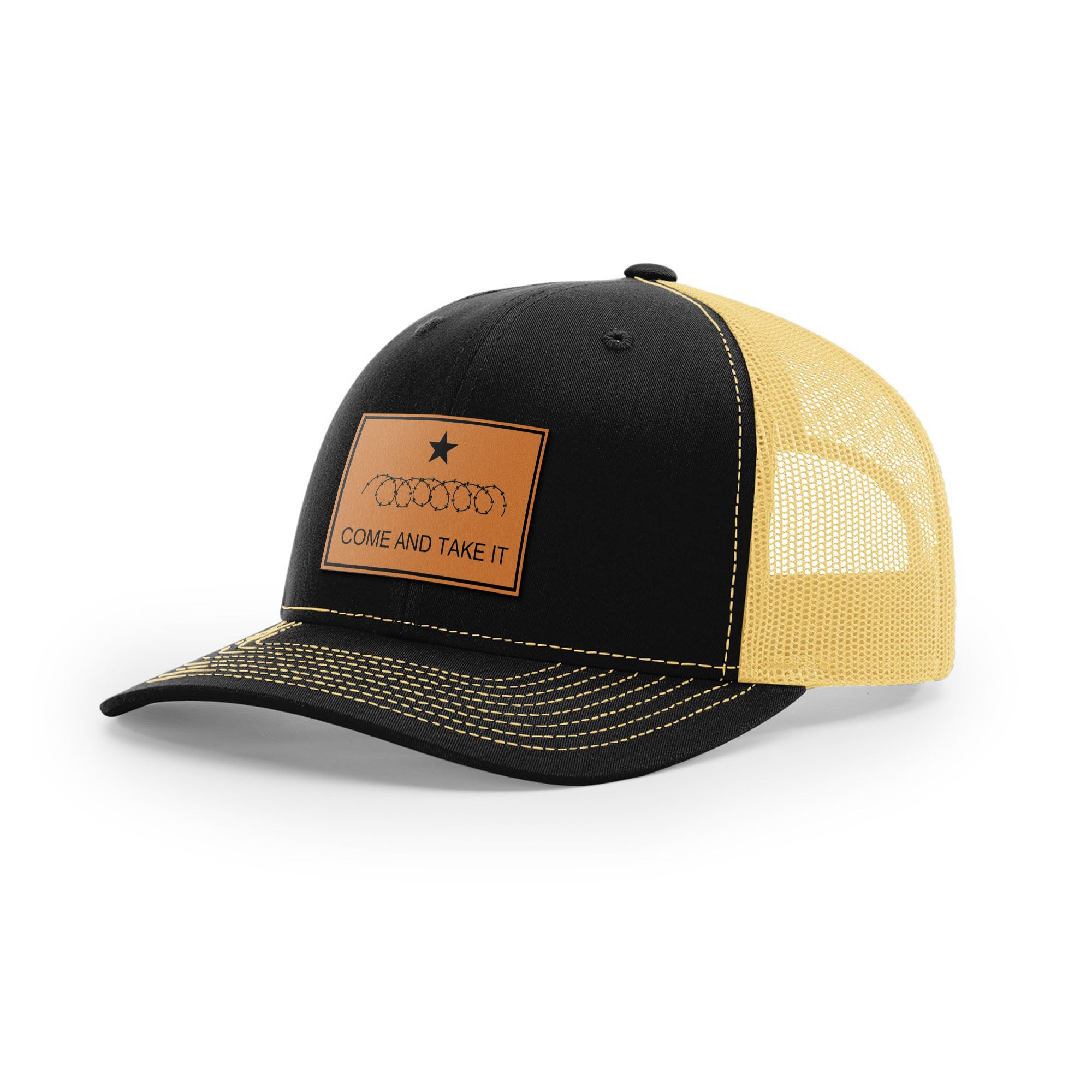 Come And Take It Razor Wire Trucker Hat - Tan | Ballistic Republic™