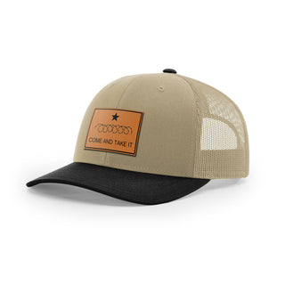 Come And Take It Razor Wire Trucker Hat - Tan | Ballistic Republic™