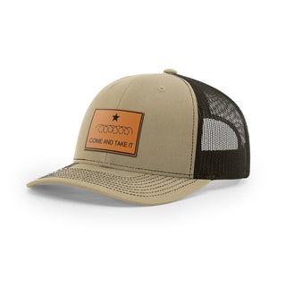 Come And Take It Razor Wire Trucker Hat - Tan | Ballistic Republic™