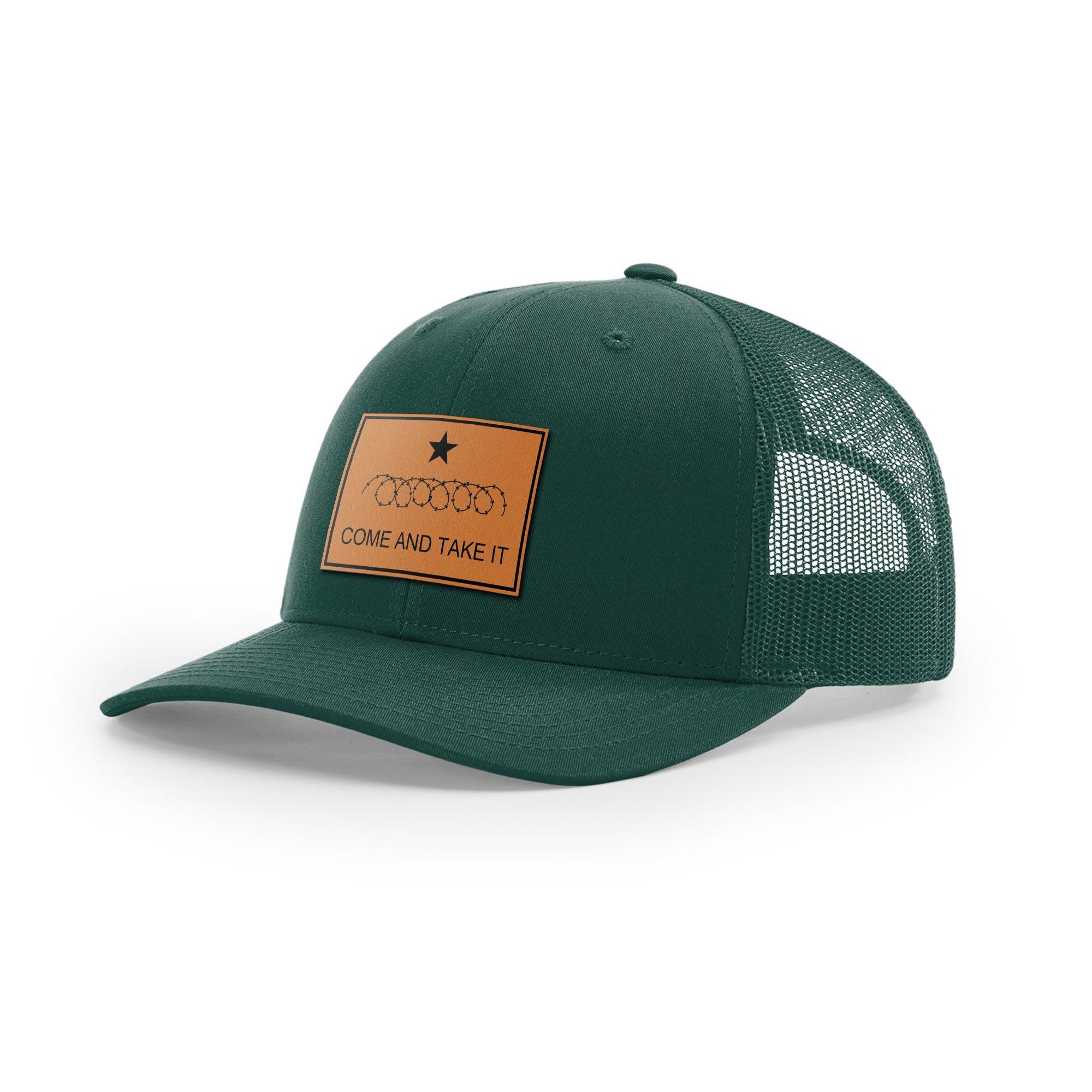 Come And Take It Razor Wire Trucker Hat - Tan | Ballistic Republic™