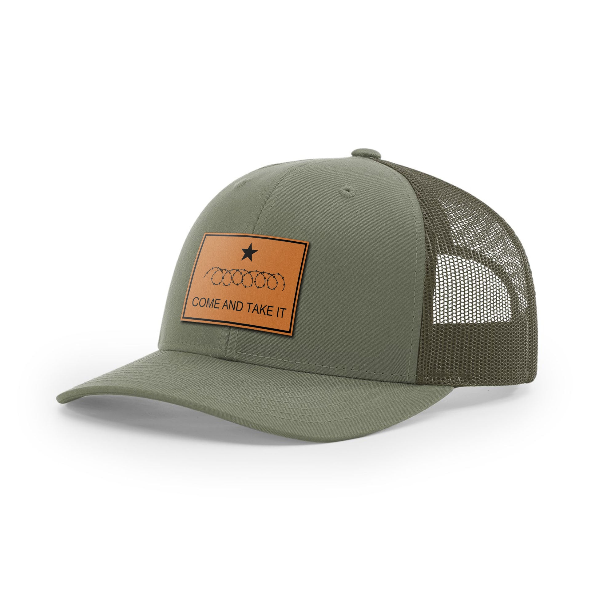 Come And Take It Razor Wire Trucker Hat - Tan | Ballistic Republic™