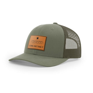 Come And Take It Razor Wire Trucker Hat - Tan | Ballistic Republic™