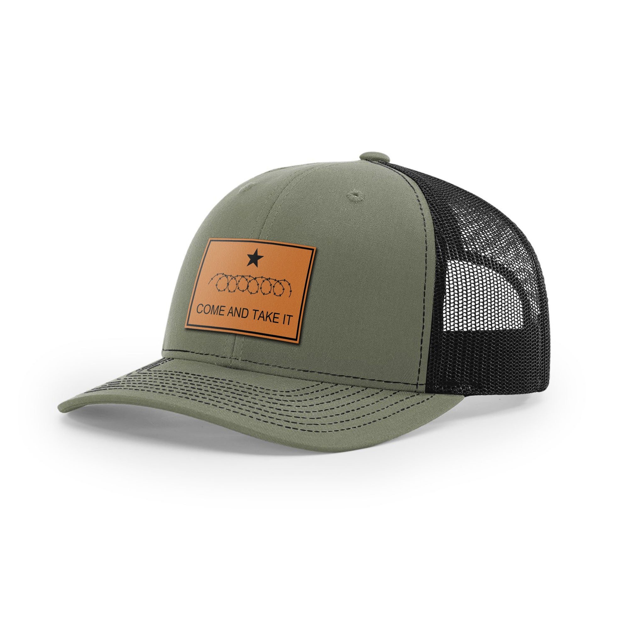 Come And Take It Razor Wire Trucker Hat - Tan | Ballistic Republic™