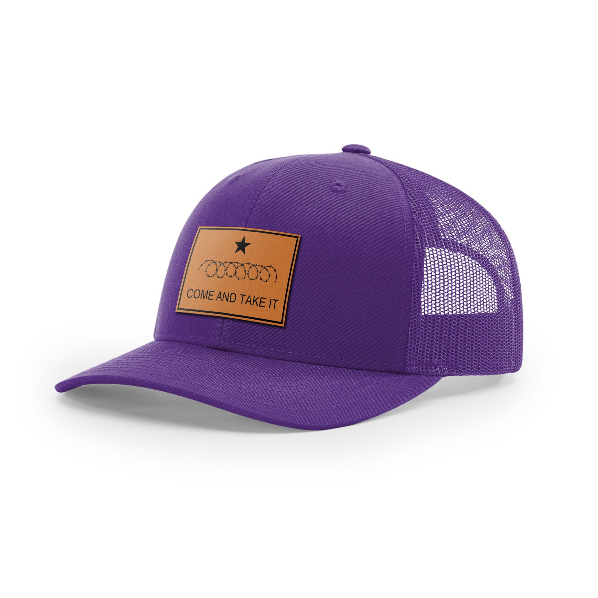 Come And Take It Razor Wire Trucker Hat - Tan | Ballistic Republic™