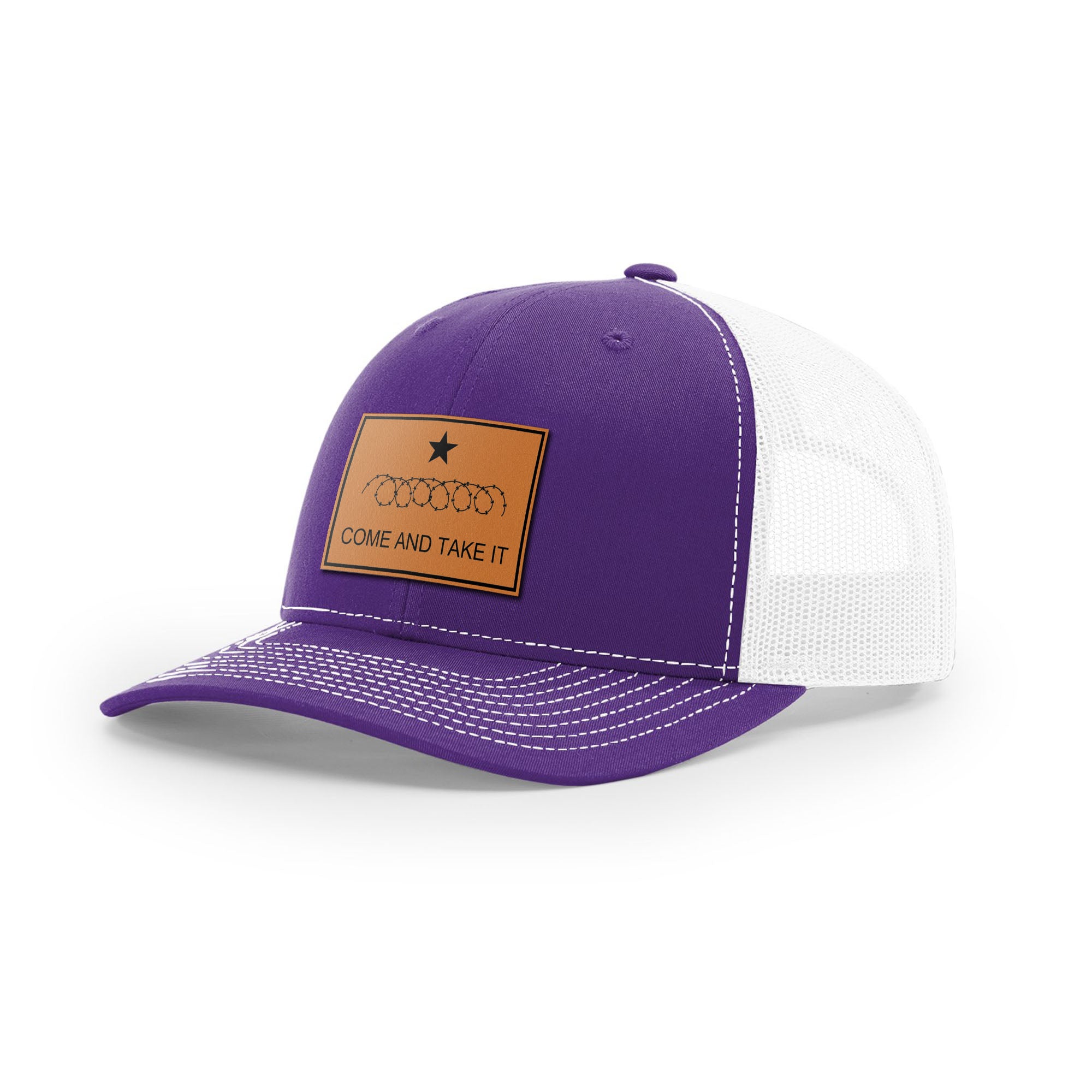 Come And Take It Razor Wire Trucker Hat - Tan | Ballistic Republic™