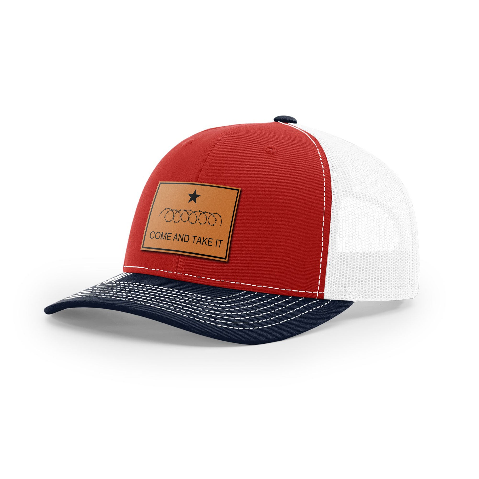 Come And Take It Razor Wire Trucker Hat - Tan | Ballistic Republic™