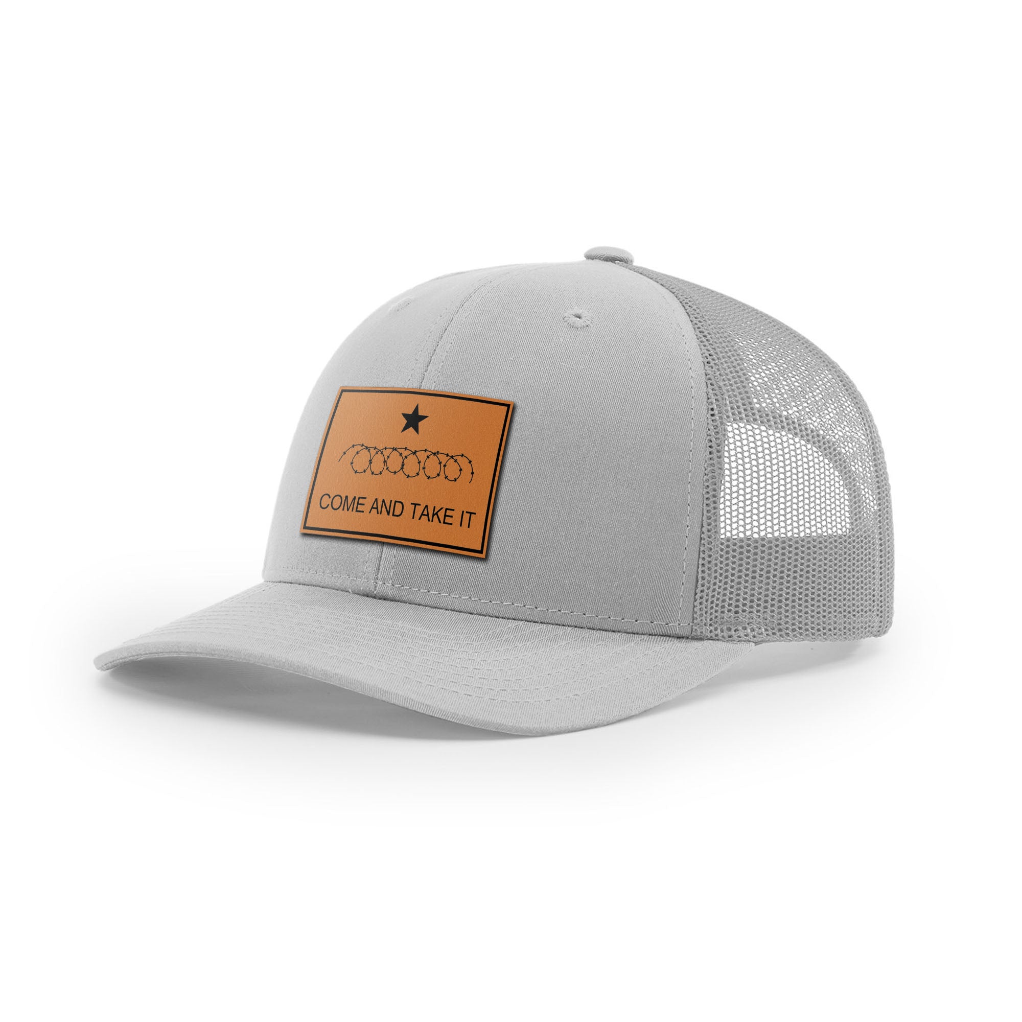 Come And Take It Razor Wire Trucker Hat - Tan | Ballistic Republic™