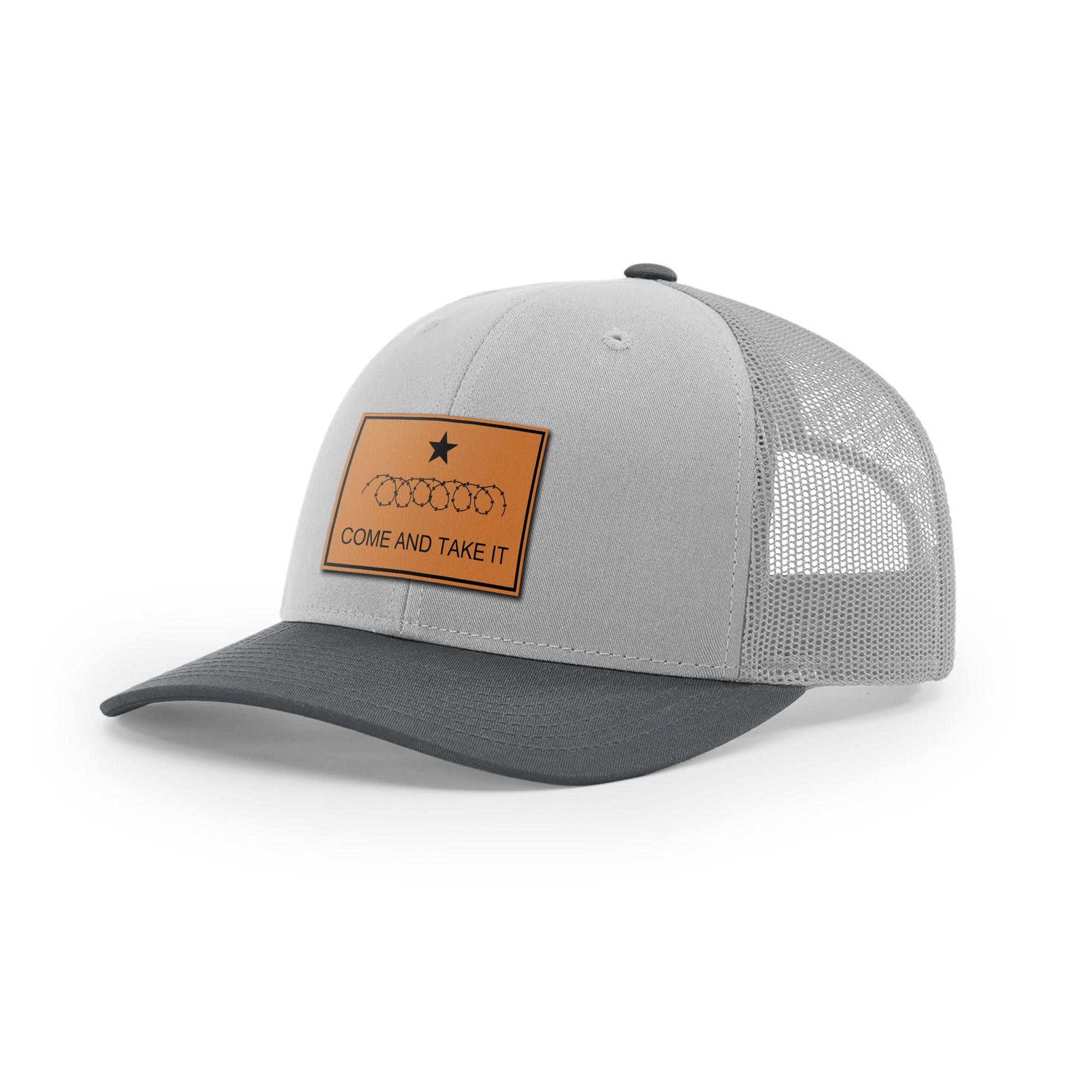 Come And Take It Razor Wire Trucker Hat - Tan | Ballistic Republic™