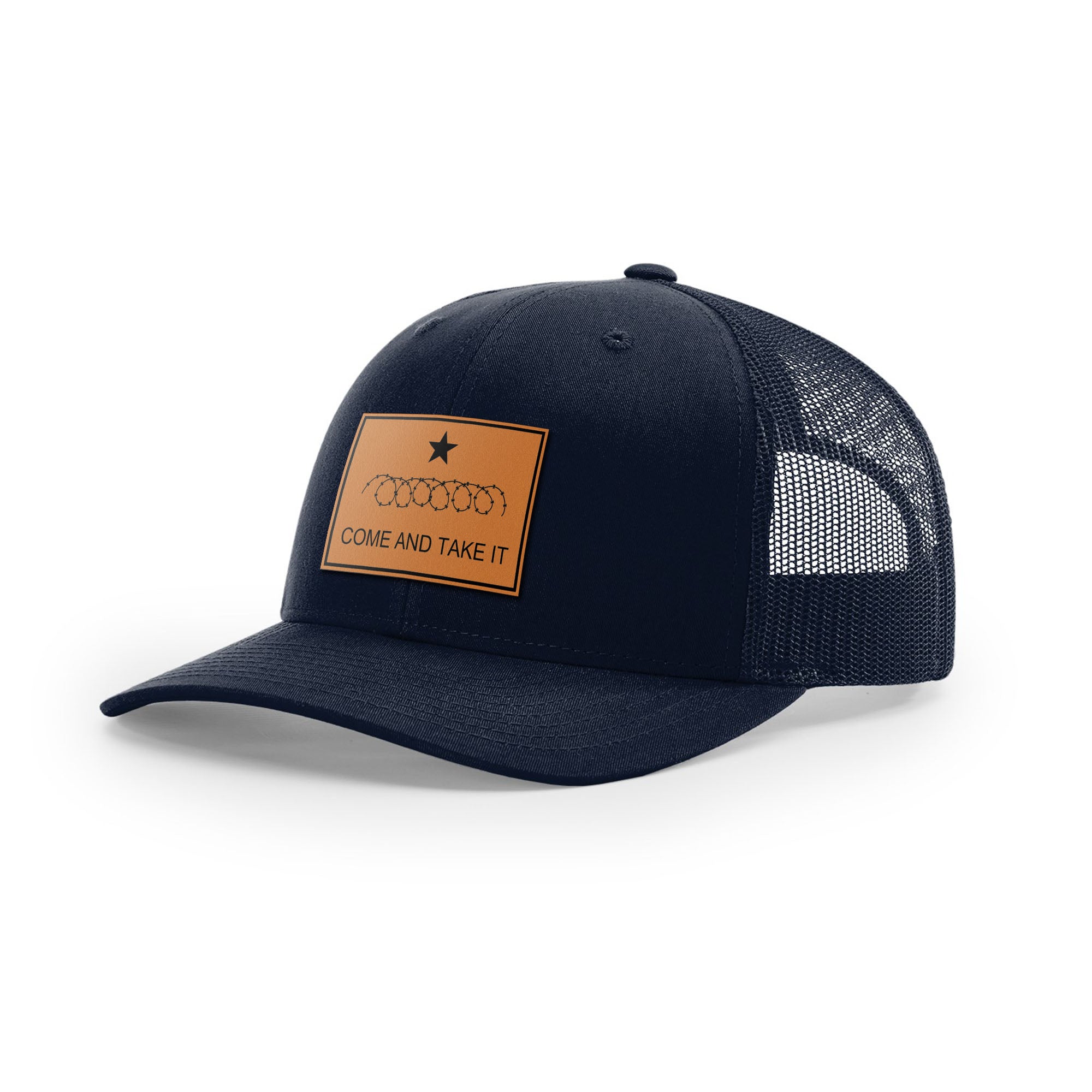 Come And Take It Razor Wire Trucker Hat - Tan | Ballistic Republic™