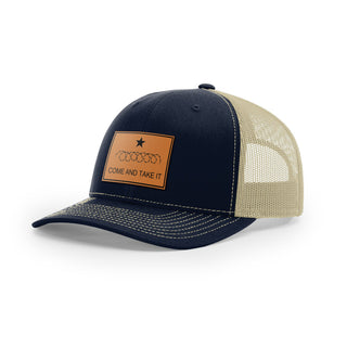Come And Take It Razor Wire Trucker Hat - Tan | Ballistic Republic™