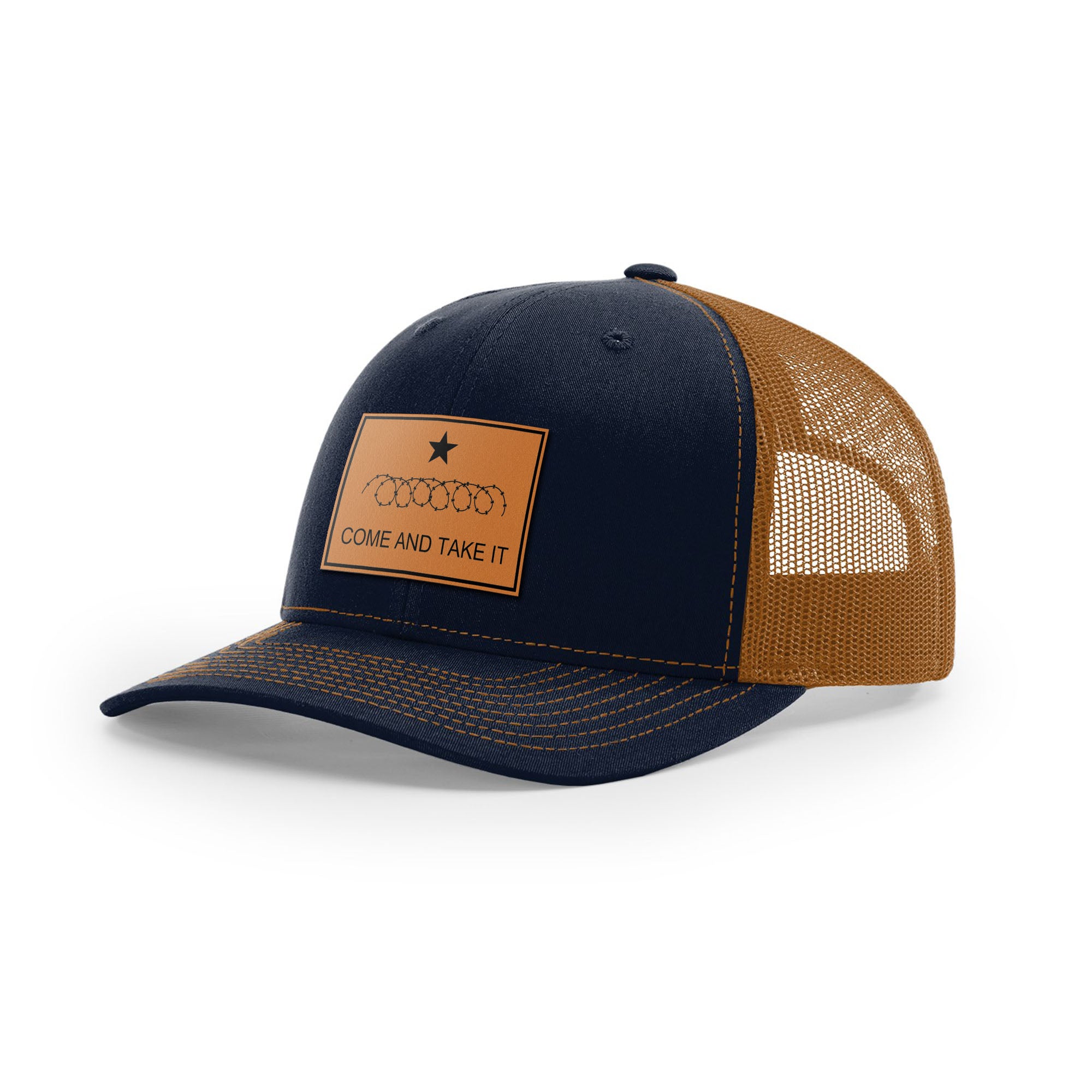Come And Take It Razor Wire Trucker Hat - Tan | Ballistic Republic™