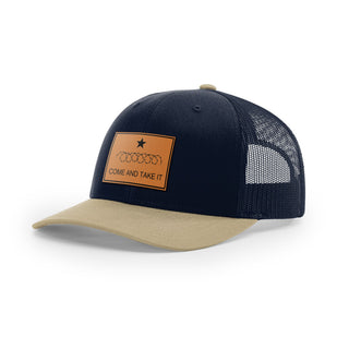 Come And Take It Razor Wire Trucker Hat - Tan | Ballistic Republic™