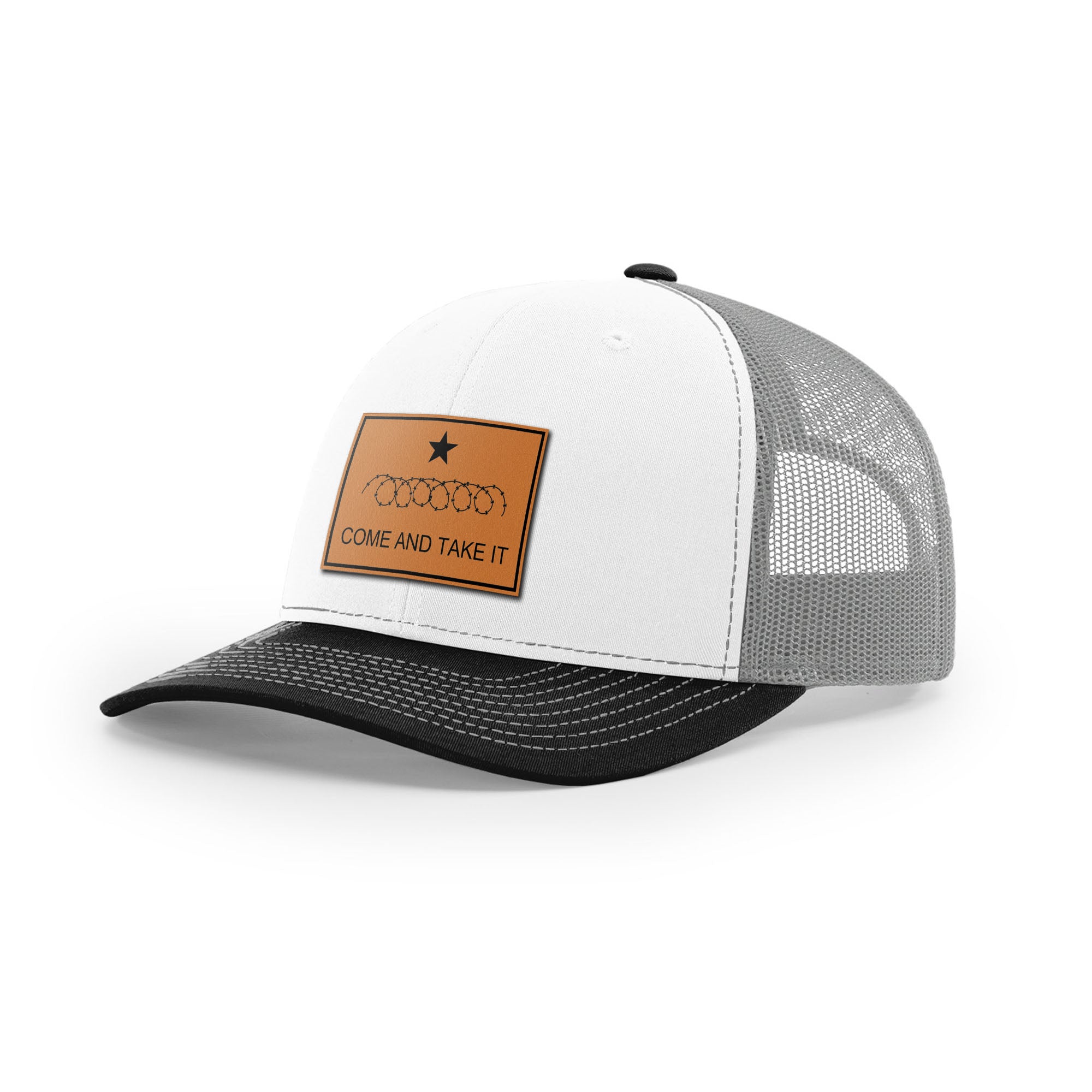 Come And Take It Razor Wire Trucker Hat - Tan | Ballistic Republic™