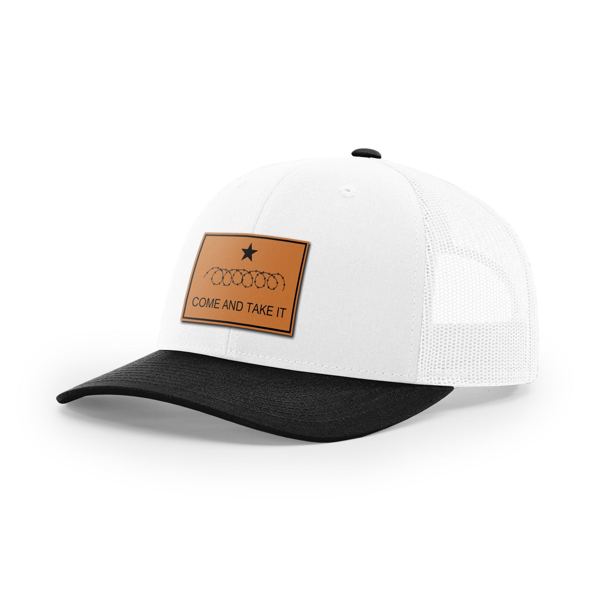 Come And Take It Razor Wire Trucker Hat - Tan | Ballistic Republic™