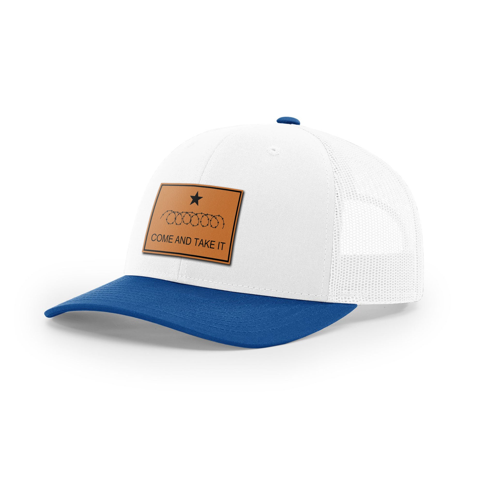 Come And Take It Razor Wire Trucker Hat - Tan | Ballistic Republic™