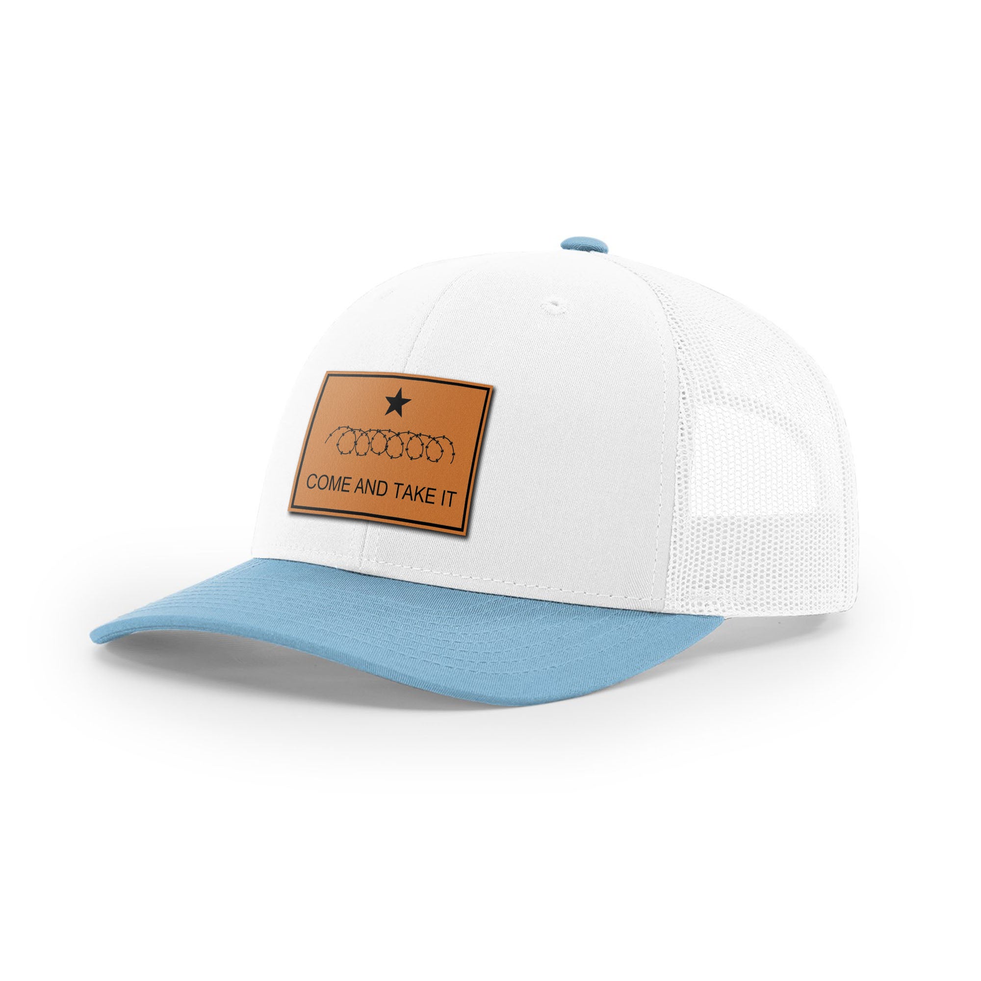 Come And Take It Razor Wire Trucker Hat - Tan | Ballistic Republic™