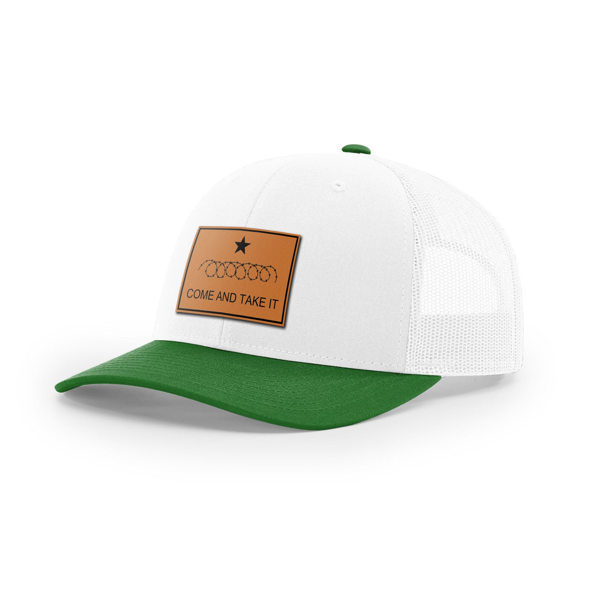 Come And Take It Razor Wire Trucker Hat - Tan | Ballistic Republic™