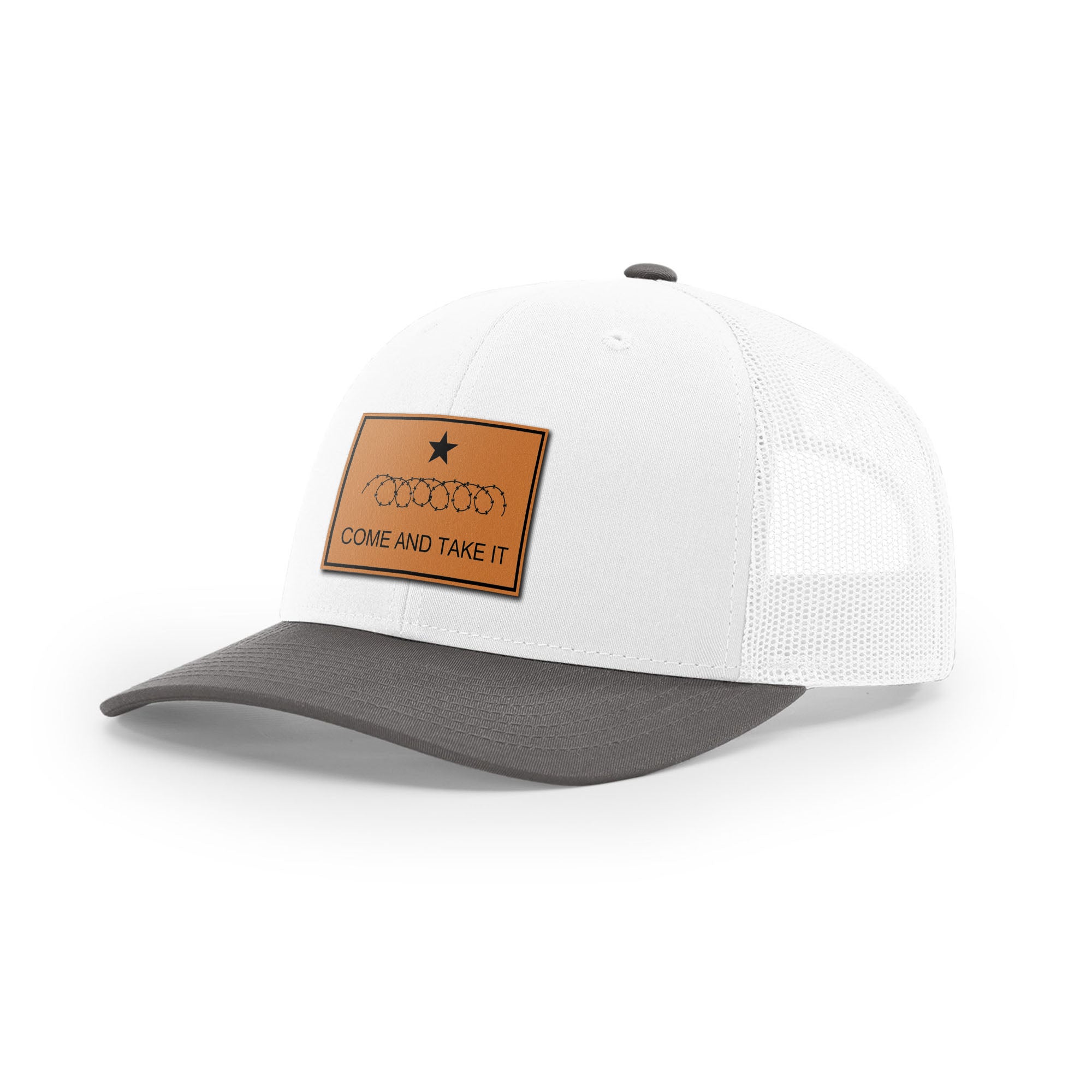 Come And Take It Razor Wire Trucker Hat - Tan | Ballistic Republic™