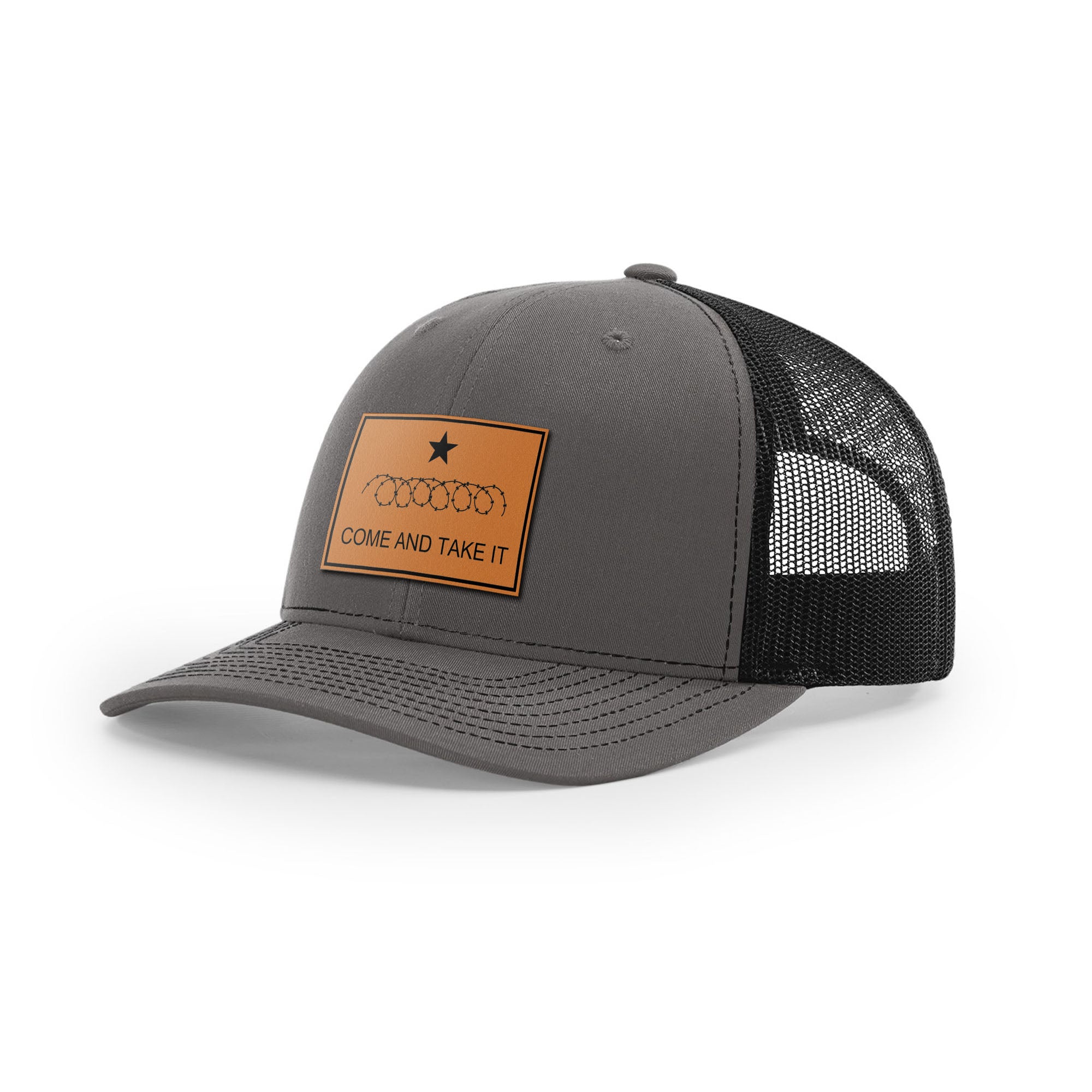 Come And Take It Razor Wire Trucker Hat - Tan | Ballistic Republic™