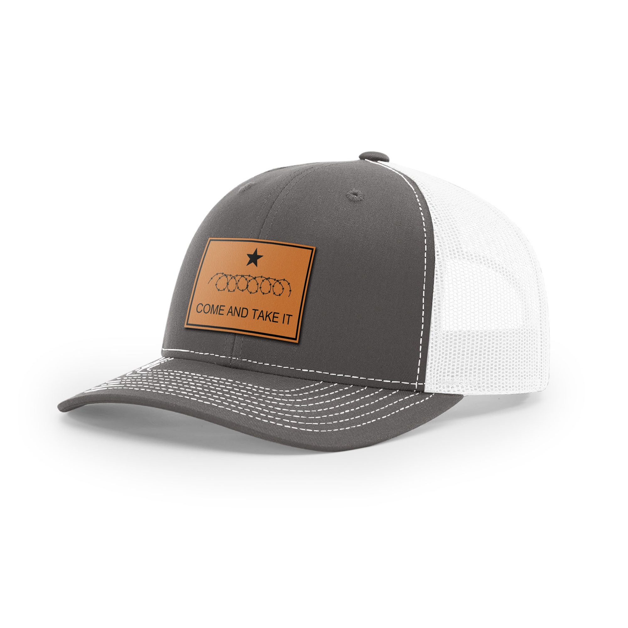 Come And Take It Razor Wire Trucker Hat - Tan | Ballistic Republic™