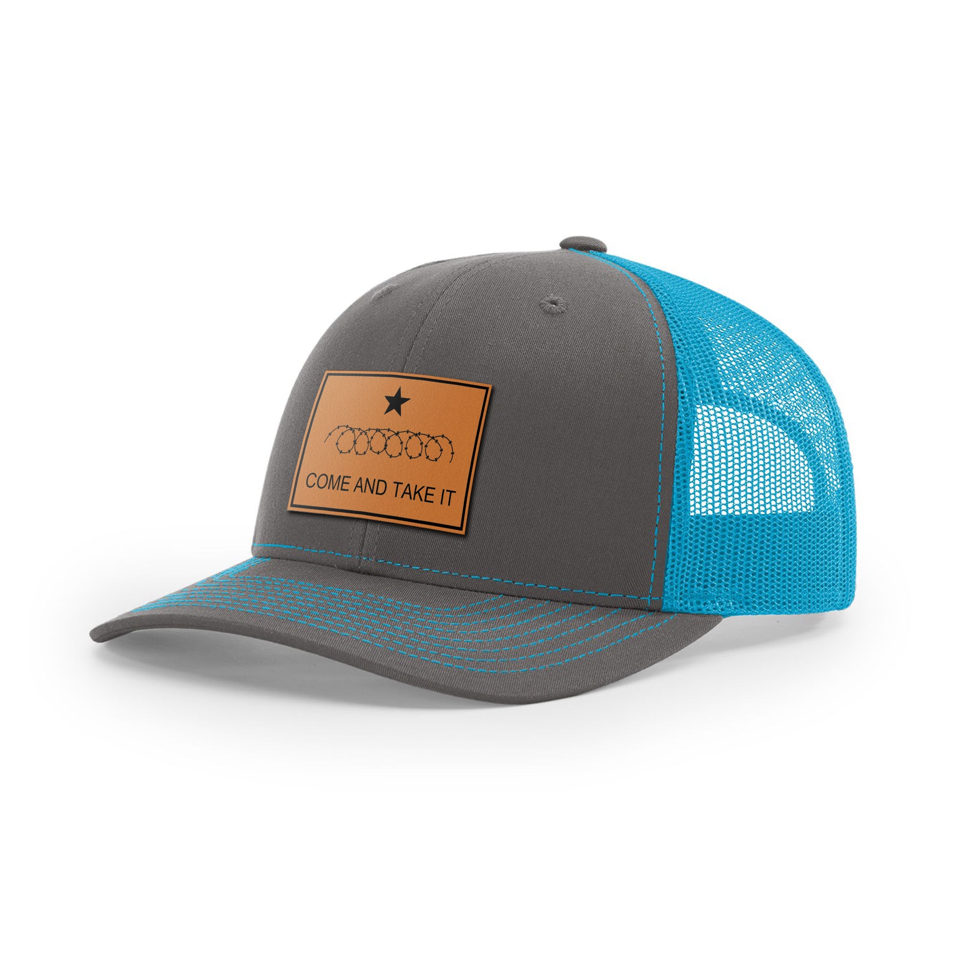 Come And Take It Razor Wire Trucker Hat - Tan | Ballistic Republic™