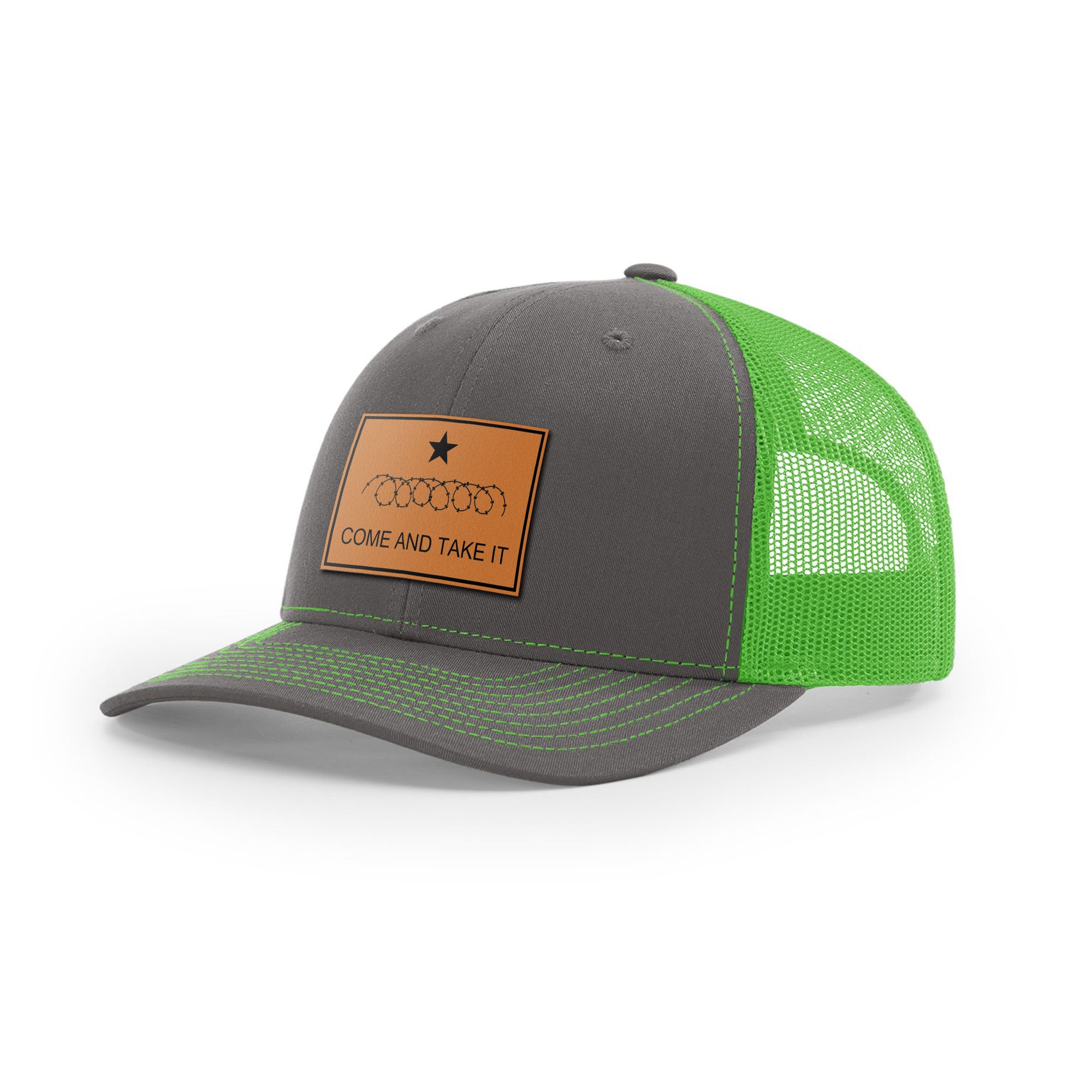 Come And Take It Razor Wire Trucker Hat - Tan | Ballistic Republic™