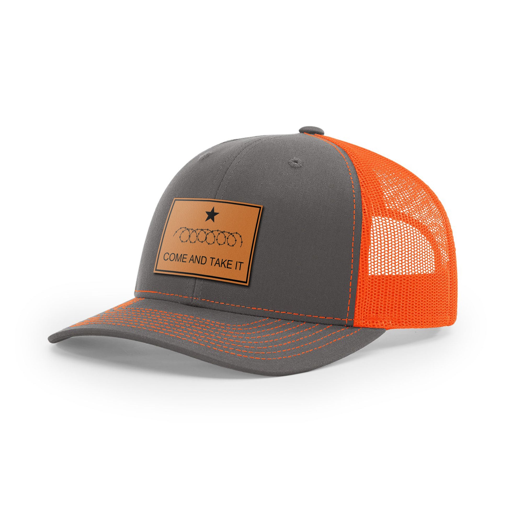 Come And Take It Razor Wire Trucker Hat - Tan | Ballistic Republic™