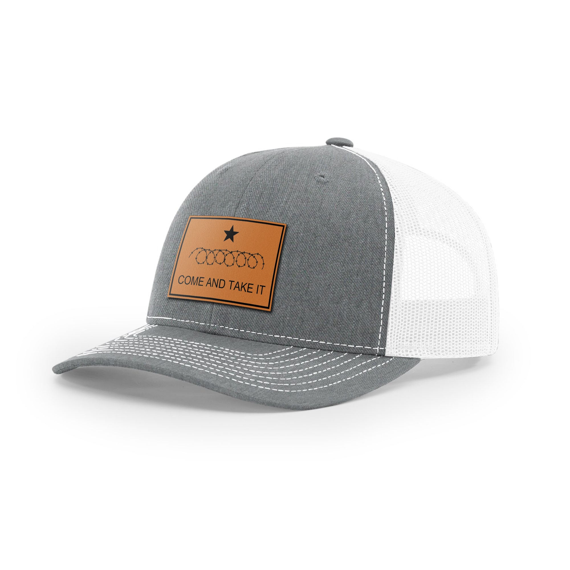 Come And Take It Razor Wire Trucker Hat - Tan | Ballistic Republic™