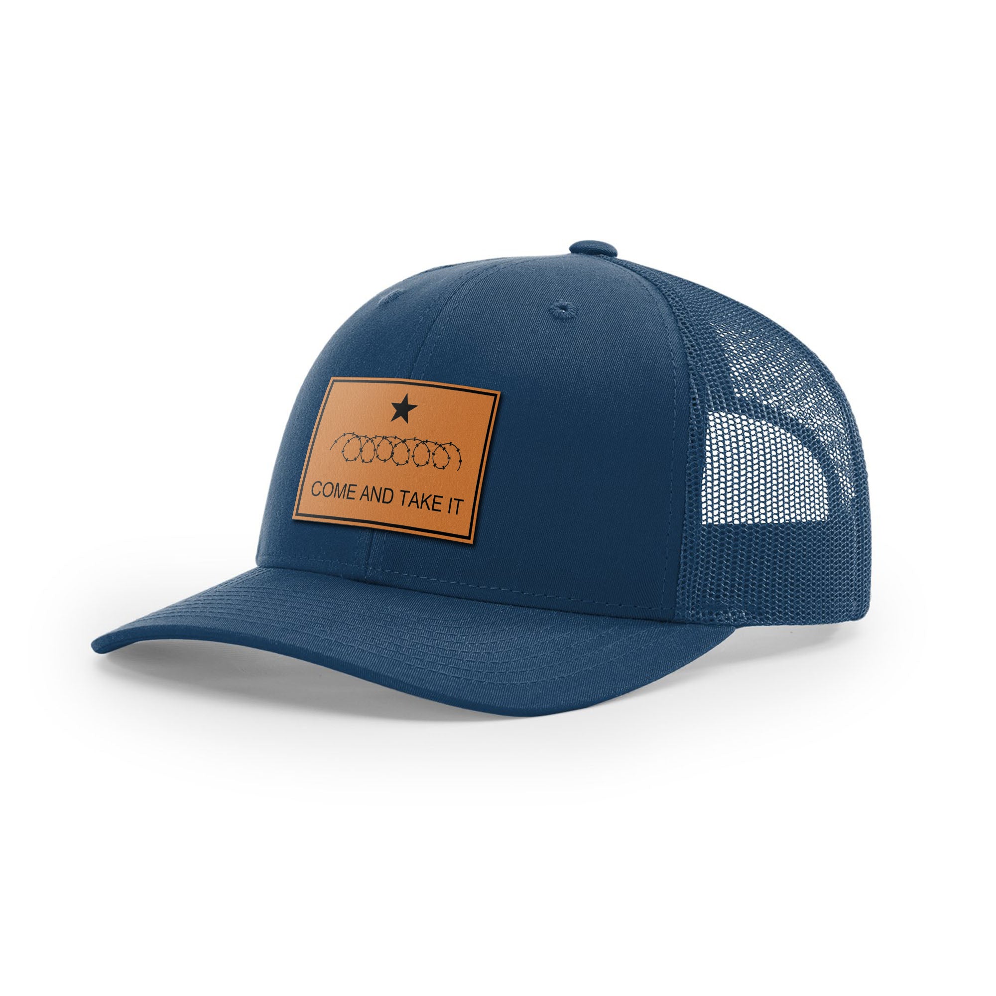 Come And Take It Razor Wire Trucker Hat - Tan | Ballistic Republic™