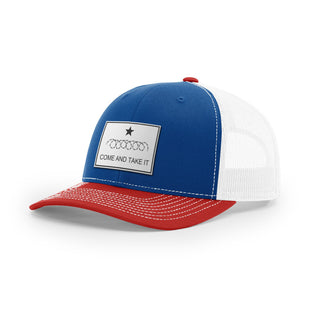 Come And Take It Razor Wire Trucker Hat - White | Ballistic Republic™