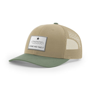 Come And Take It Razor Wire Trucker Hat - White | Ballistic Republic™