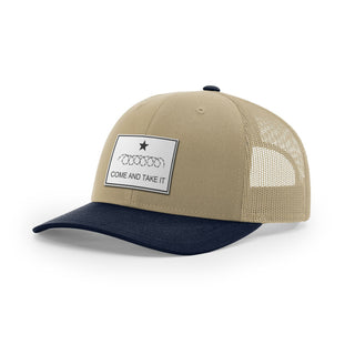 Come And Take It Razor Wire Trucker Hat - White | Ballistic Republic™