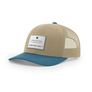 Come And Take It Razor Wire Trucker Hat - White | Ballistic Republic™