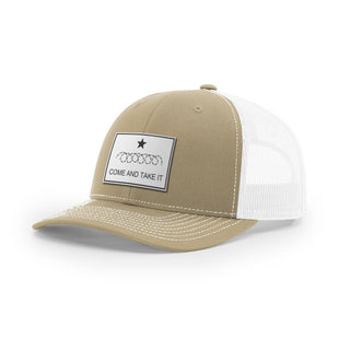 Come And Take It Razor Wire Trucker Hat - White | Ballistic Republic™