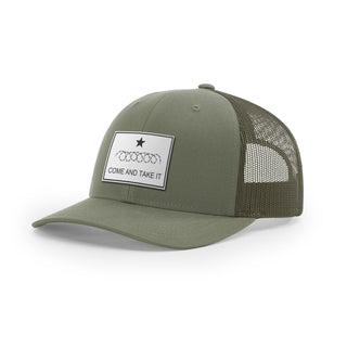 Come And Take It Razor Wire Trucker Hat - White | Ballistic Republic™