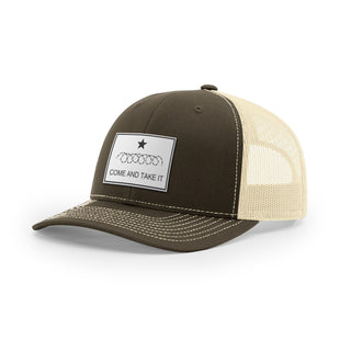 Come And Take It Razor Wire Trucker Hat - White | Ballistic Republic™