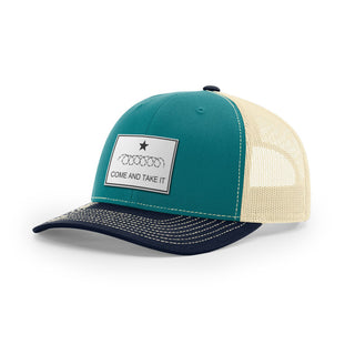Come And Take It Razor Wire Trucker Hat - White | Ballistic Republic™