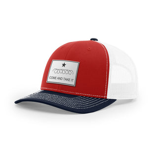 Come And Take It Razor Wire Trucker Hat - White | Ballistic Republic™