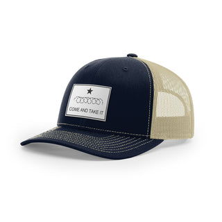 Come And Take It Razor Wire Trucker Hat - White | Ballistic Republic™