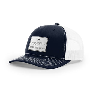Come And Take It Razor Wire Trucker Hat - White | Ballistic Republic™