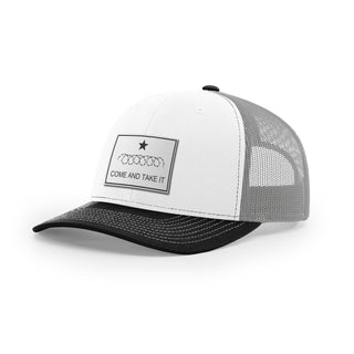 Come And Take It Razor Wire Trucker Hat - White | Ballistic Republic™
