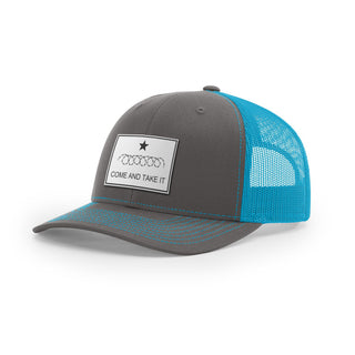 Come And Take It Razor Wire Trucker Hat - White | Ballistic Republic™