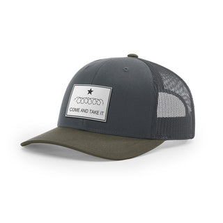 Come And Take It Razor Wire Trucker Hat - White | Ballistic Republic™